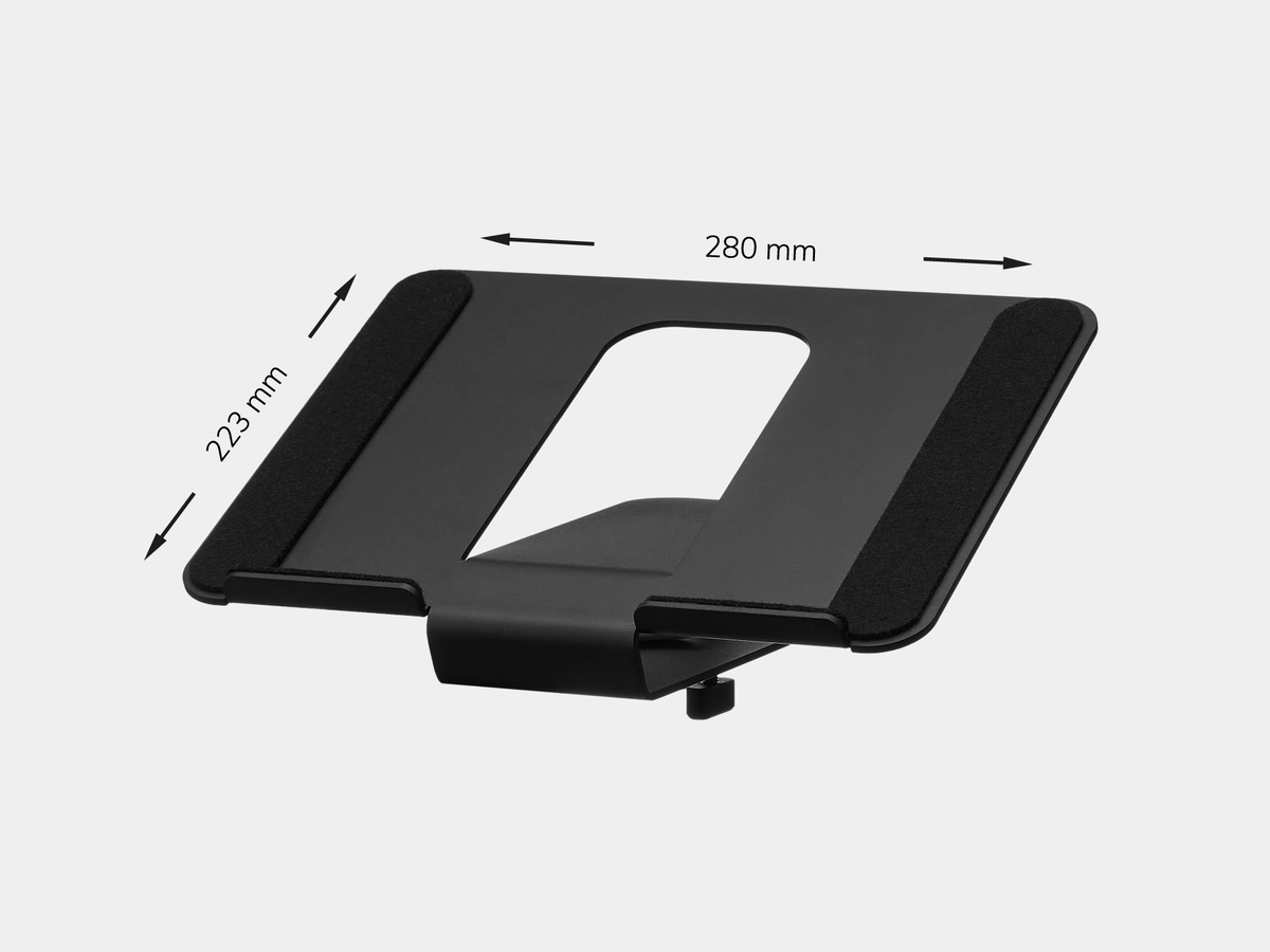 Adjustable Steel Laptop Mount for Desk Shelf