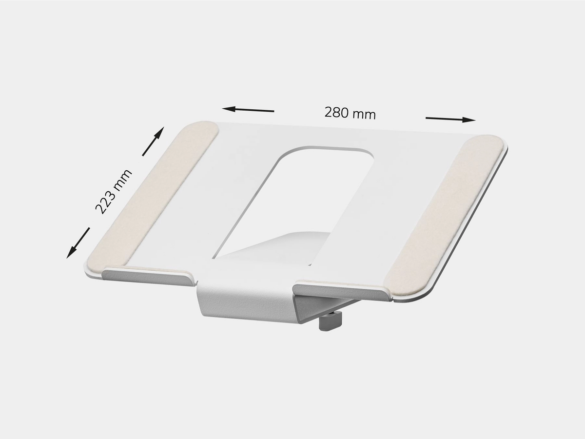 Adjustable Steel Laptop Mount for Desk Shelf