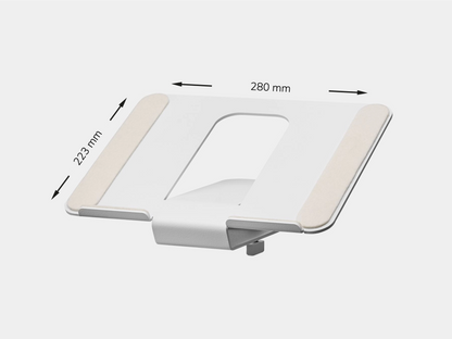 Adjustable Steel Laptop Mount for Desk Shelf