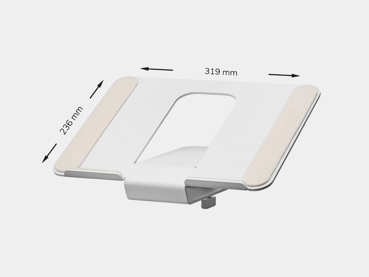 Adjustable Steel Laptop Mount for Desk Shelf