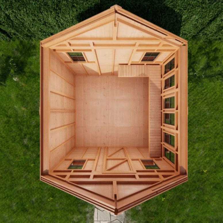 Cedar Sunshed Garden Shed | 12×12