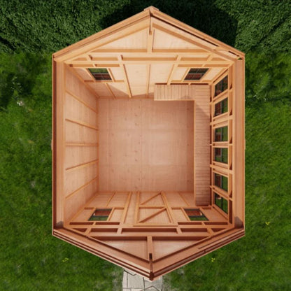 Cedar Sunshed Garden Shed | 12×12