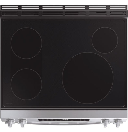 GE Profile™ ENERGY STAR® 30" Smart Slide-In Induction and Convection Range with No Preheat Air Fry and EasyWash™ Oven Tray