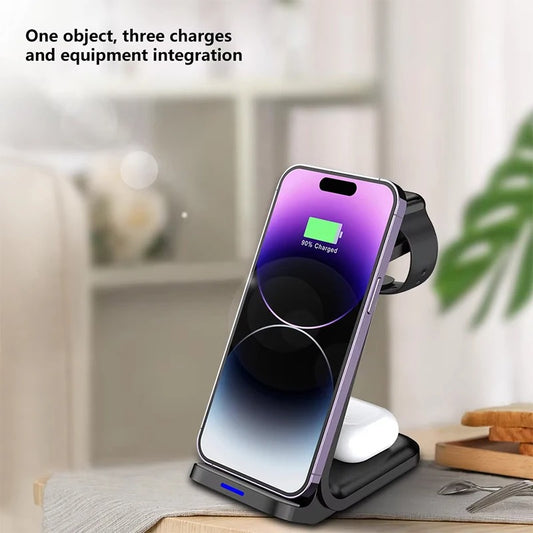3-in-1 Magnetic Wireless Charger Stand