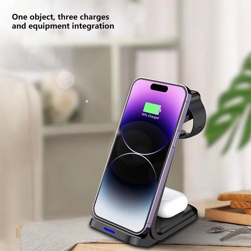 3-in-1 Magnetic Wireless Charger Stand