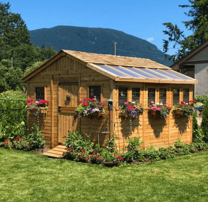 Cedar Sunshed Garden Shed | 12×12