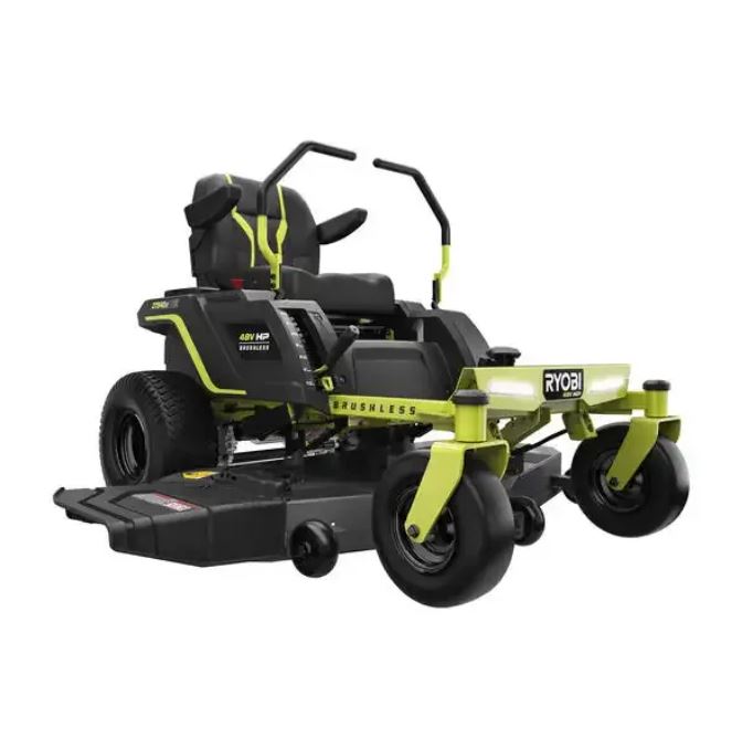 Ryobi 48V HP Brushless 54-inch 115 Ah Battery Electric Riding Zero Turn Mower