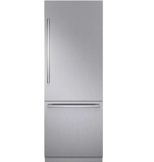 Benchmark® 16.5 Cu. Ft. 30'' Wide Built-in Bottom Freezer Refrigerator with Softclose® Flat Hinge
